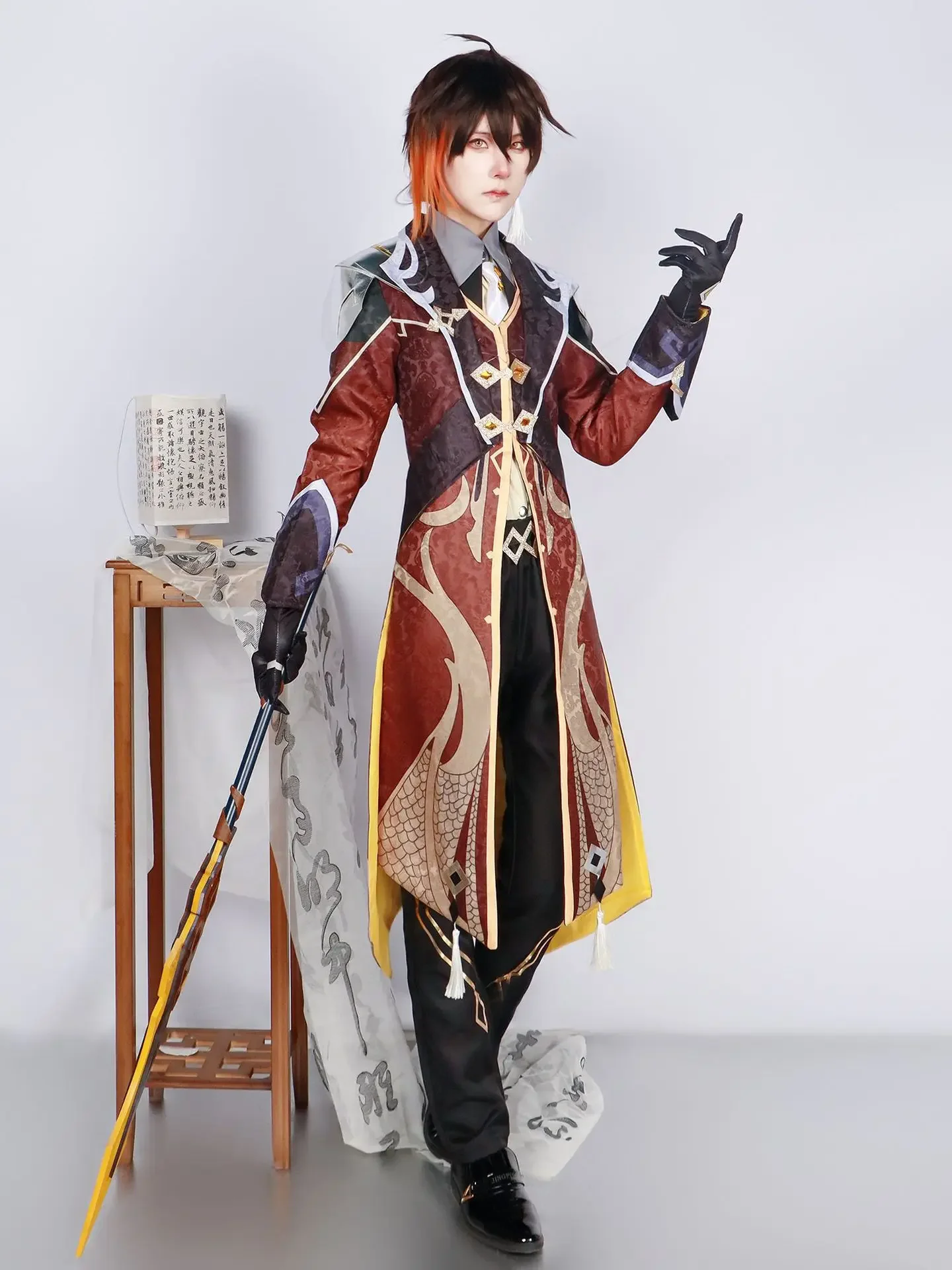 Party Games For Adults - Kostium Cosplay Genshin Impact Zhongli dla