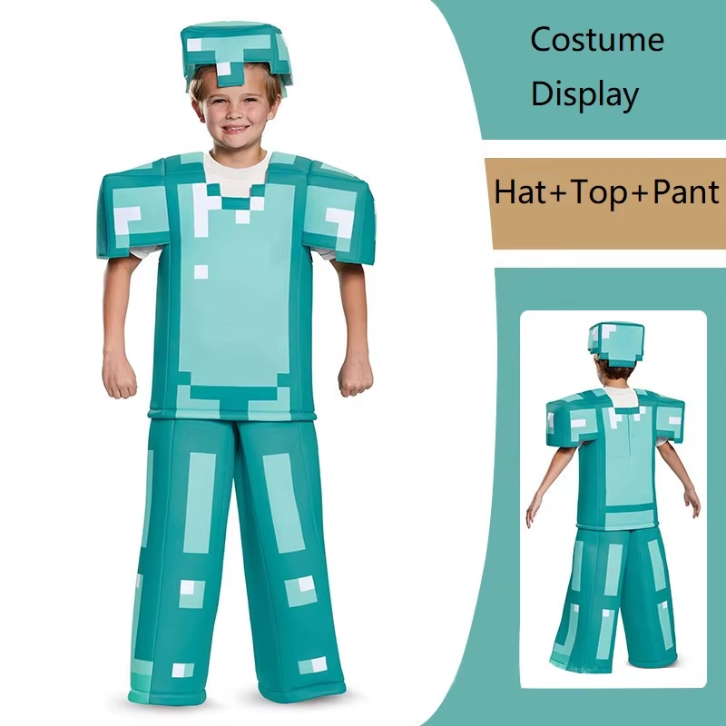 Party Games Children - Nowe Dziecięce Kostiumy Cosplay Diamentowa Zbroja