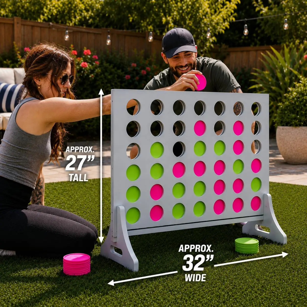 Gigantyczna gra „4 w rzęd” dla – Party Games Adults Indoor recenzja i cena