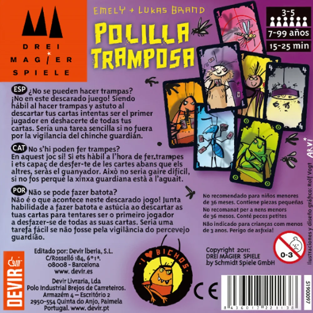 Hiszpańska gra karciana Polill – Party Games Juego recenzja i cena